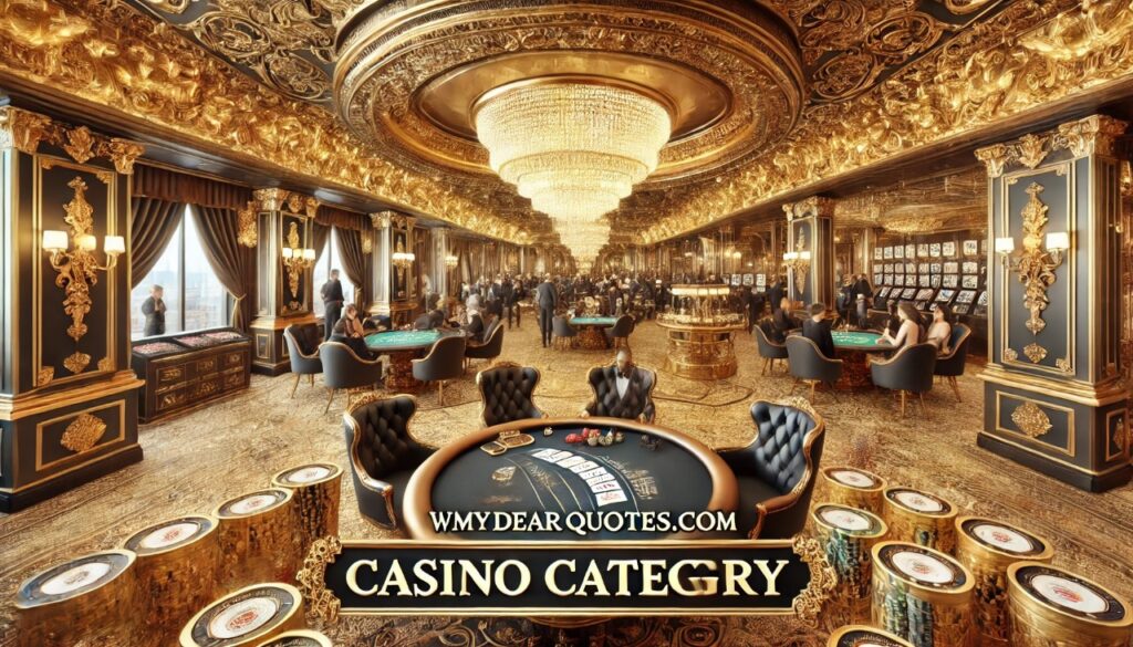 www.mydearquotes.com Casino Category