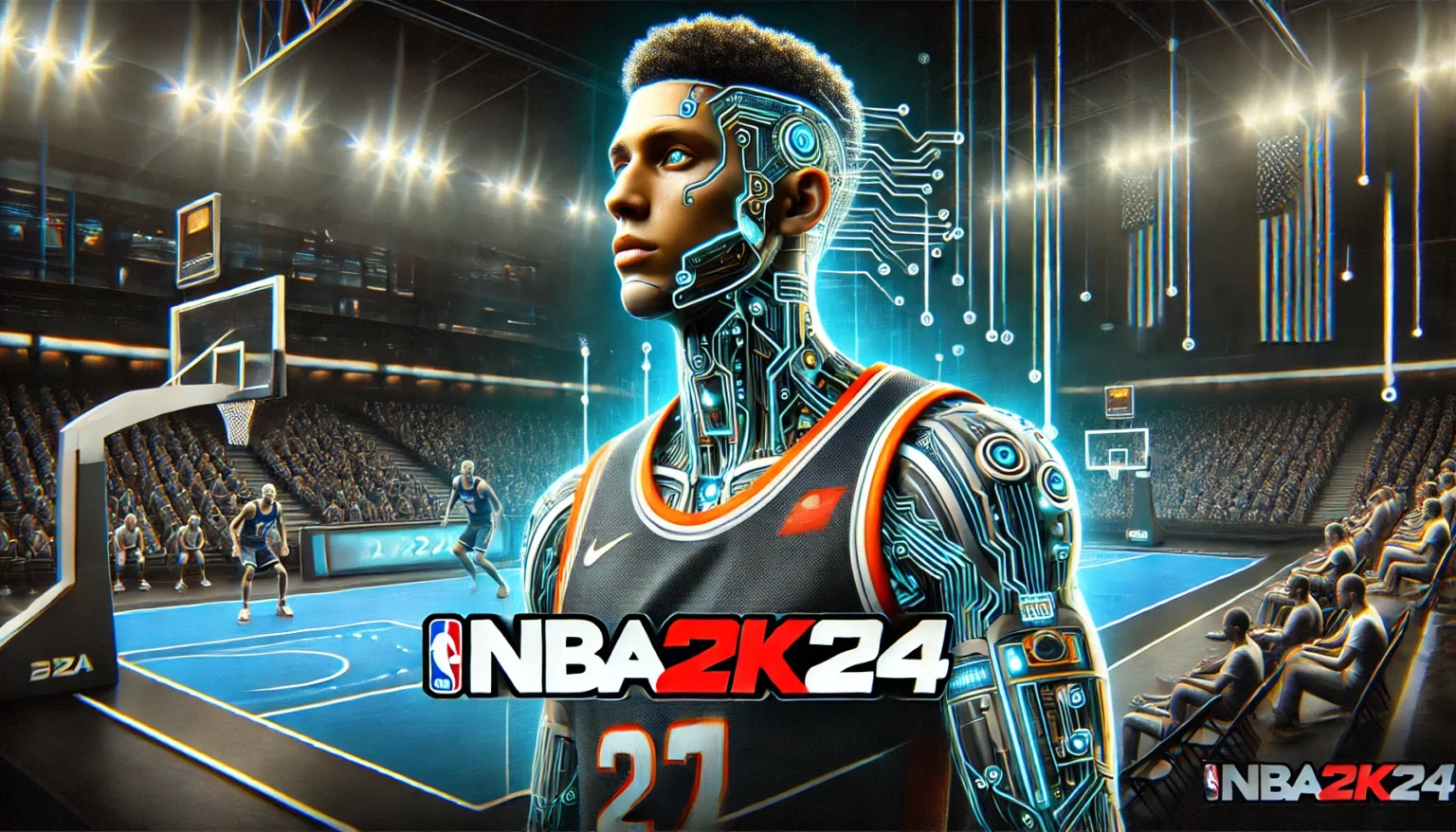 NBA 2K24 Alex Sarr Cyberface