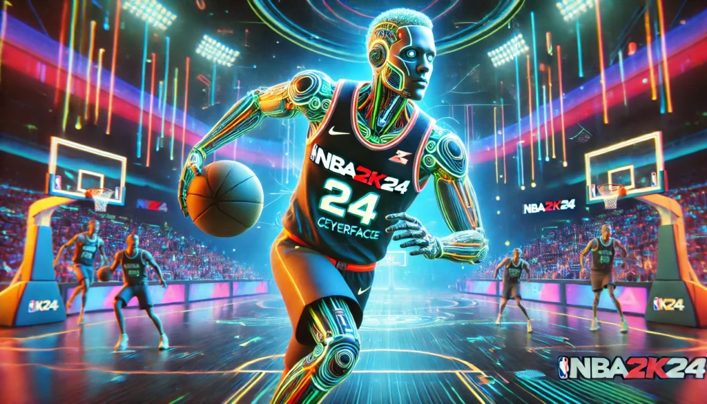 NBA 2K24 Alex Sarr Cyberface