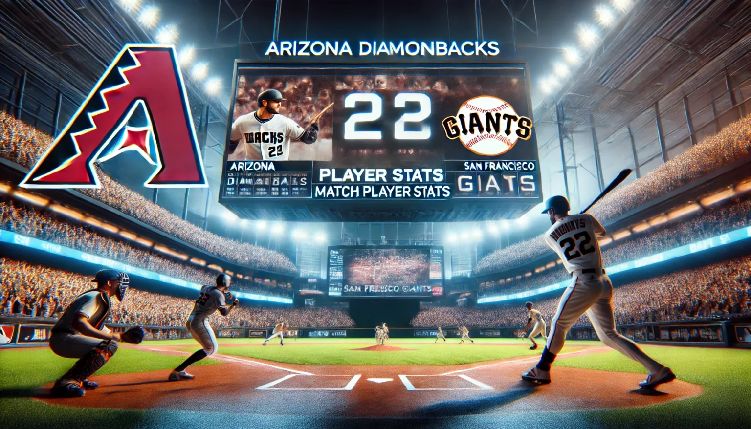 Arizona Diamondbacks vs San Francisco Giants Match Player Stats