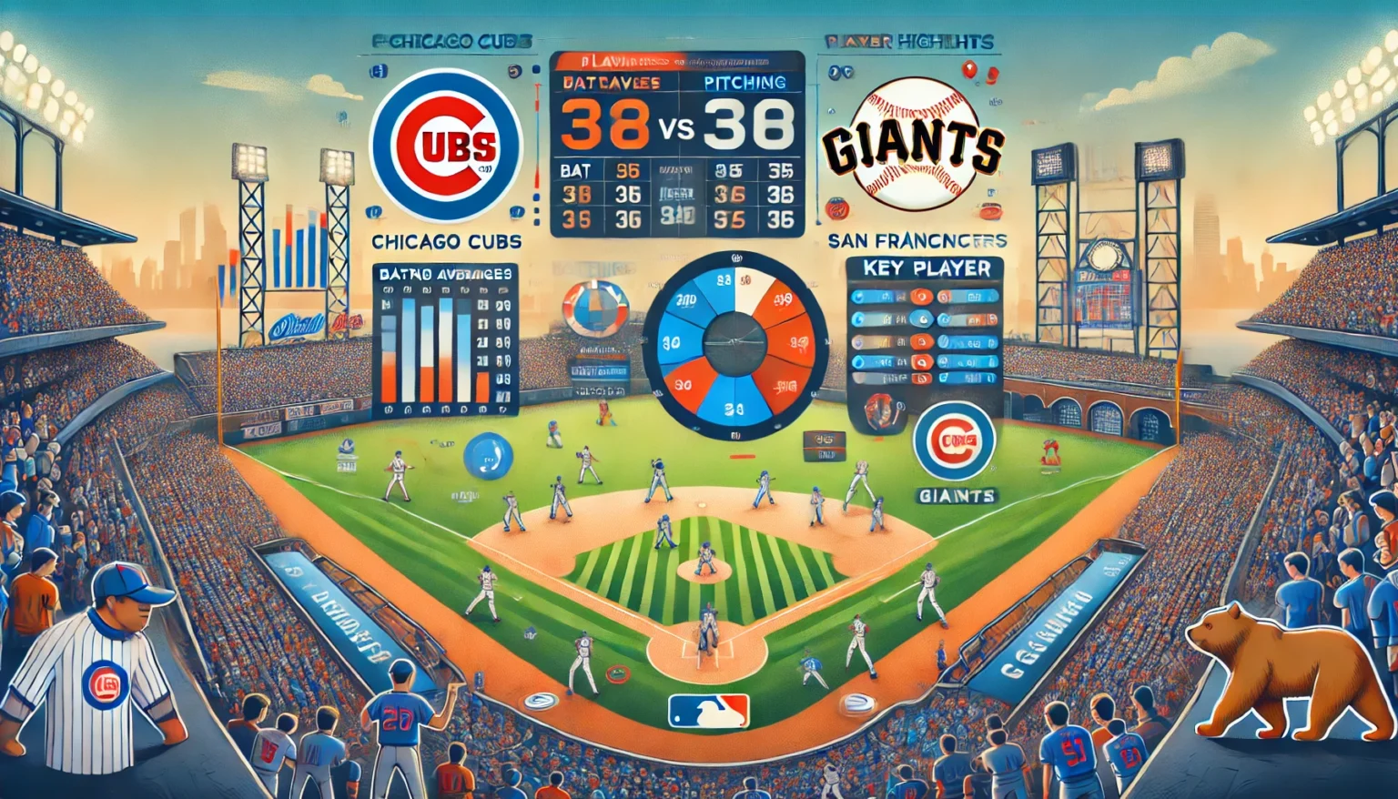 Chicago Cubs vs San Francisco Giants Match Player Stats