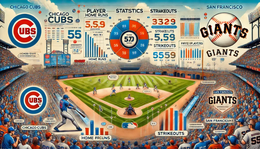 Chicago Cubs vs San Francisco Giants Match Player Stats