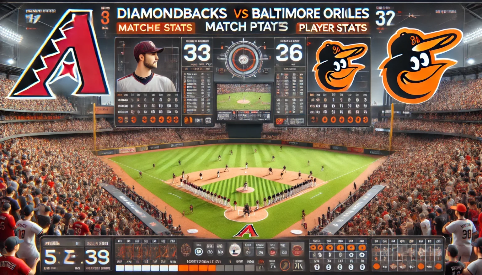 Diamondbacks vs Baltimore Orioles Match Player Stats