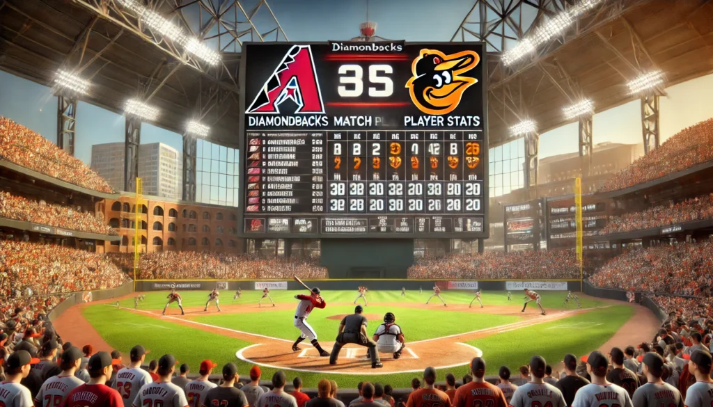 Diamondbacks vs Baltimore Orioles Match Player Stats