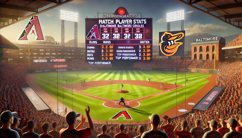 Diamondbacks vs Baltimore Orioles Match Player Stats