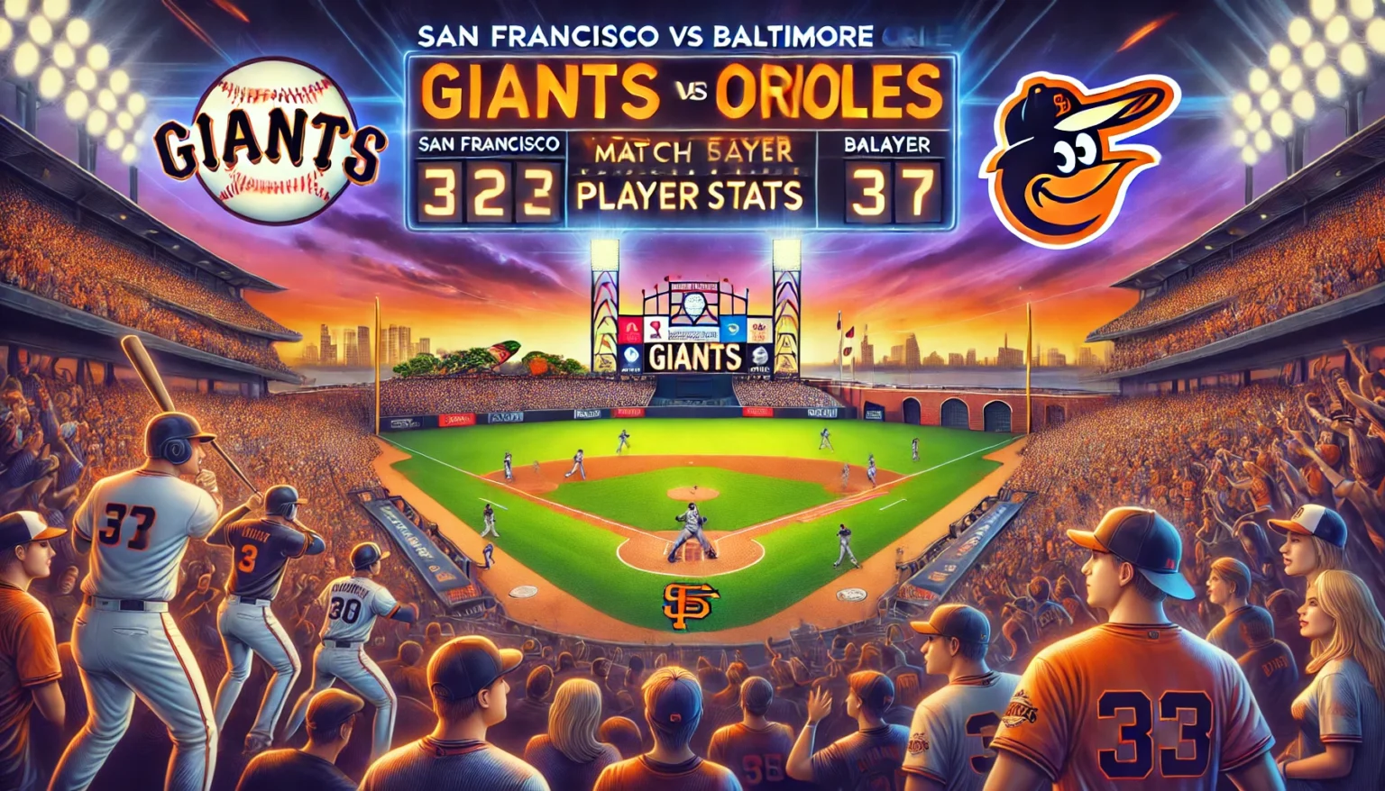 San Francisco Giants vs Baltimore Orioles Match Player Stats