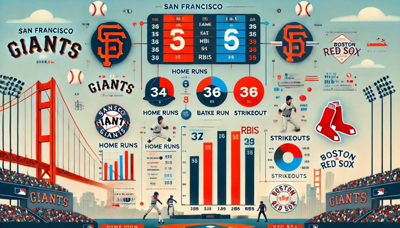 San Francisco Giants vs Red Sox Match Player Stats