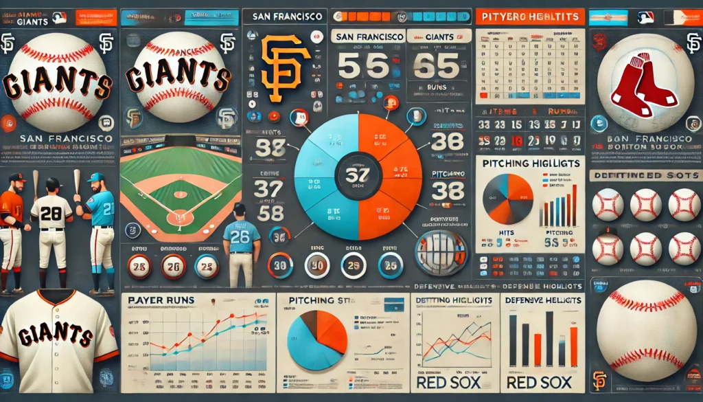 San Francisco Giants vs Red Sox Match Player Stats