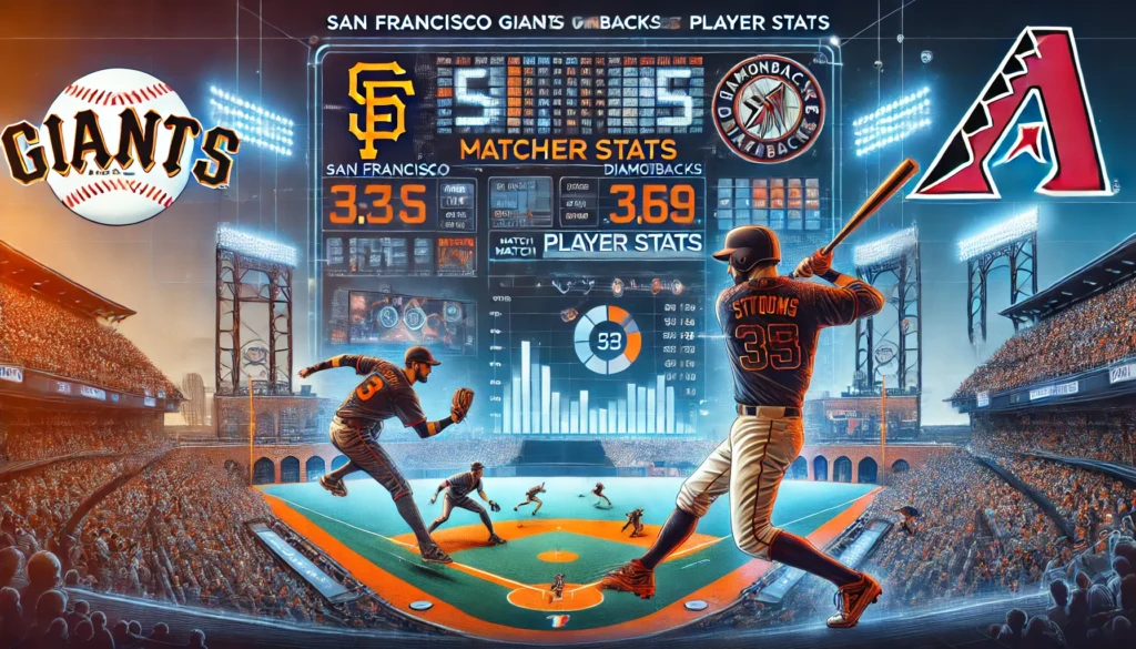 San Francisco Giants vs Diamondbacks Match Player Stats