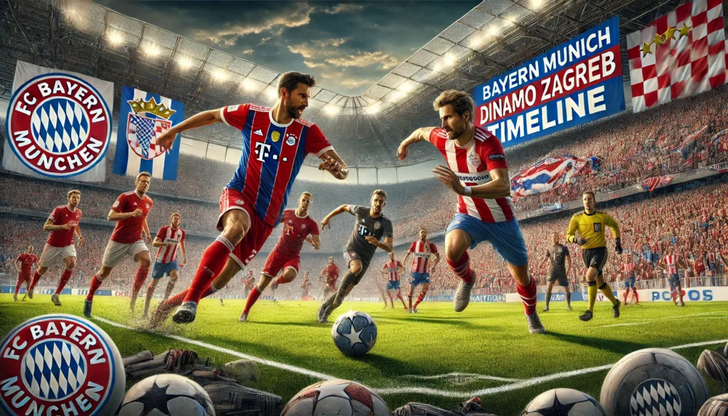 Bayern Munich vs Dinamo Zagreb Timeline