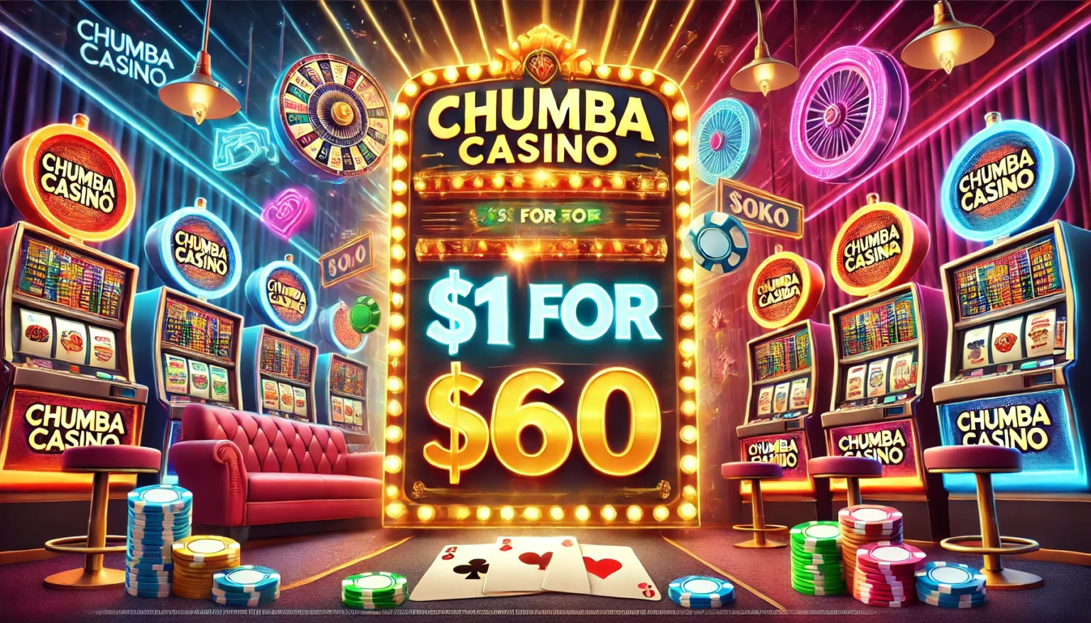 Chumba Casino $1 for $60