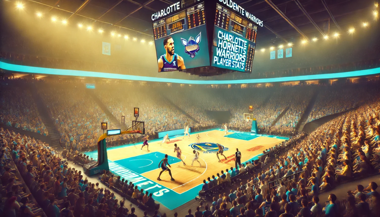 Charlotte Hornets vs Golden State Warriors Match Player Stats