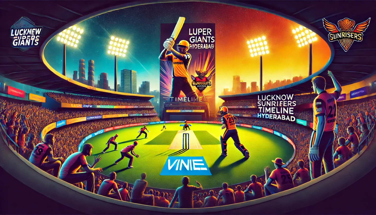 Lucknow Super Giants vs Sunrisers Hyderabad Timeline