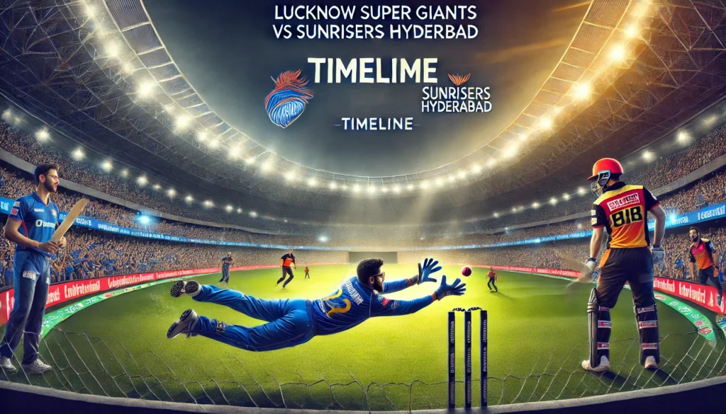 Lucknow Super Giants vs Sunrisers Hyderabad Timeline