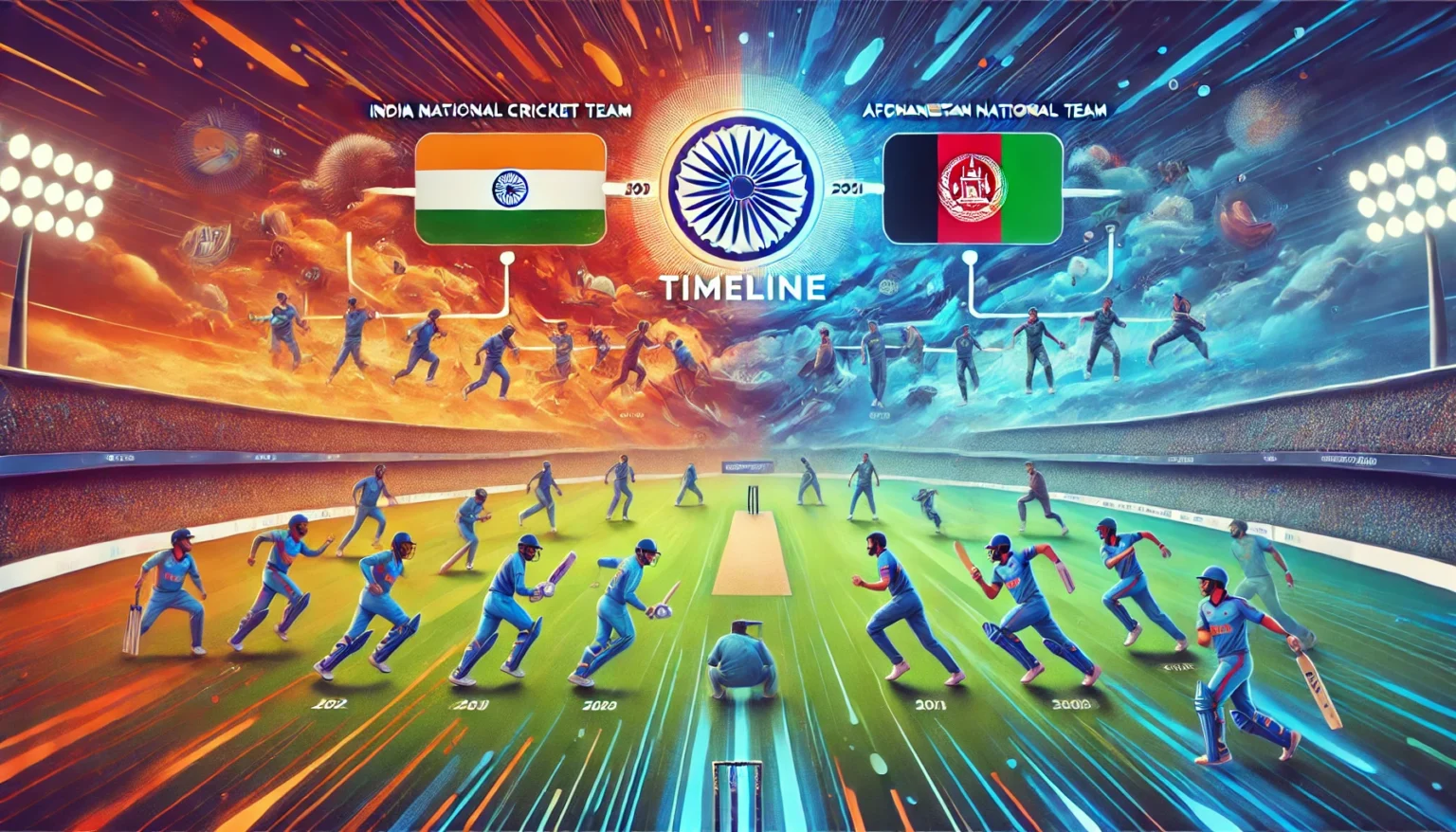 India National Cricket Team vs Afghanistan National Cricket Team Timeline