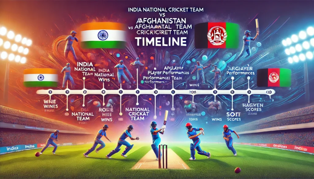 India National Cricket Team vs Afghanistan National Cricket Team Timeline