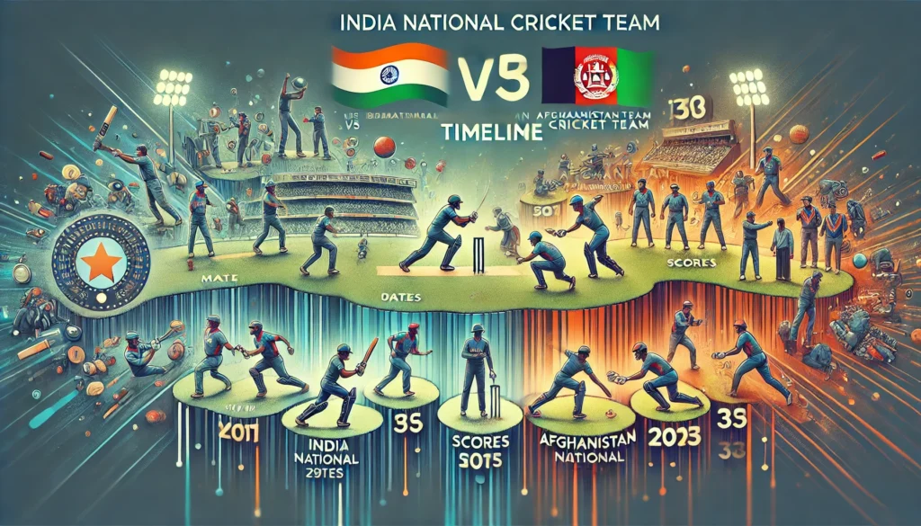 India National Cricket Team vs Afghanistan National Cricket Team Timeline