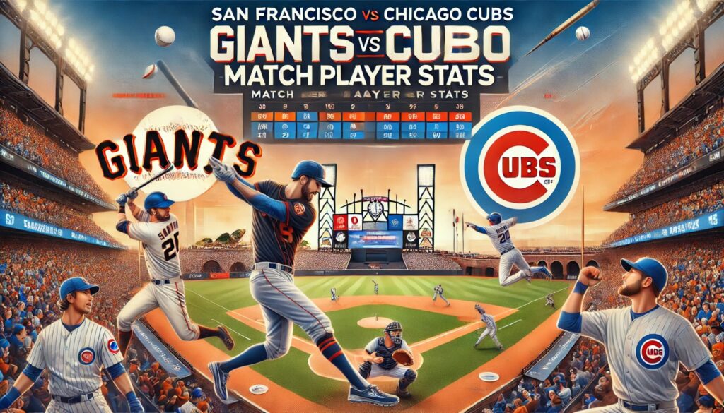 San Francisco Giants vs Chicago Cubs Match Player Stats