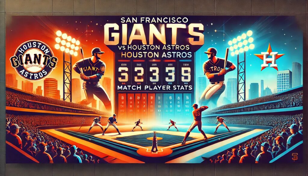 San Francisco Giants vs Houston Astros Match Player Stats