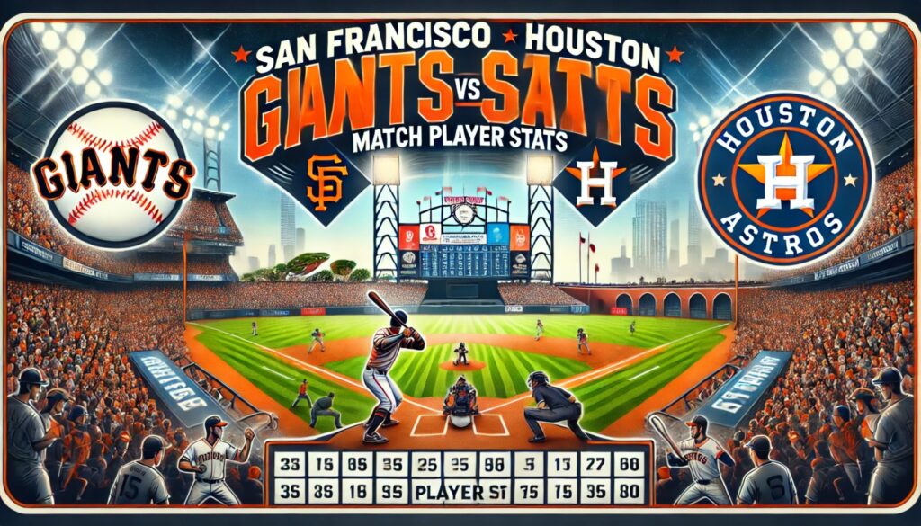 San Francisco Giants vs Houston Astros Match Player Stats