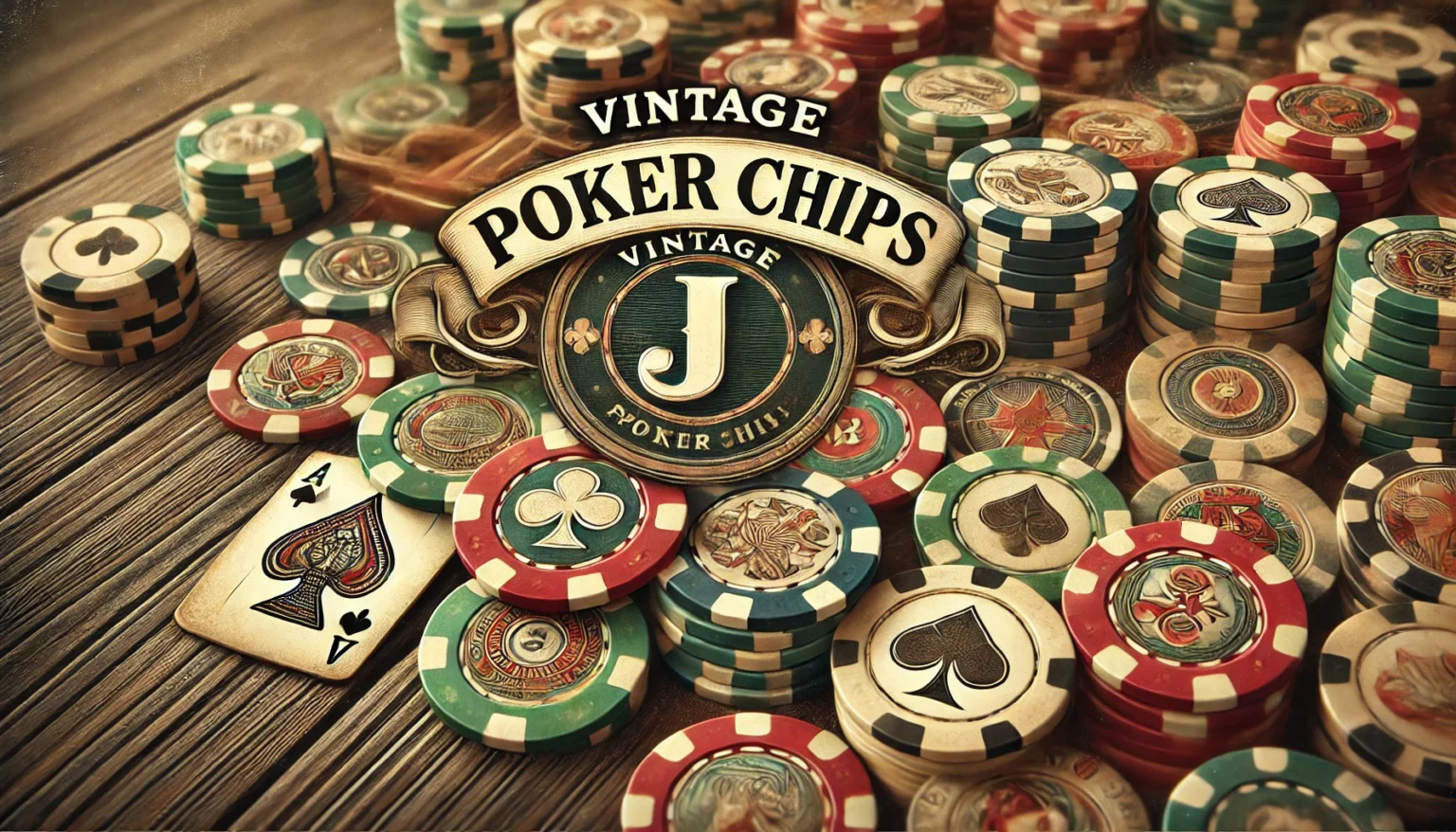 Vintage Poker Chips J