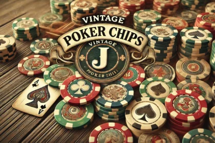 Vintage Poker Chips J