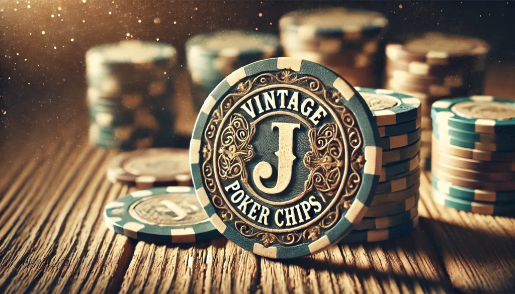 Vintage Poker Chips J