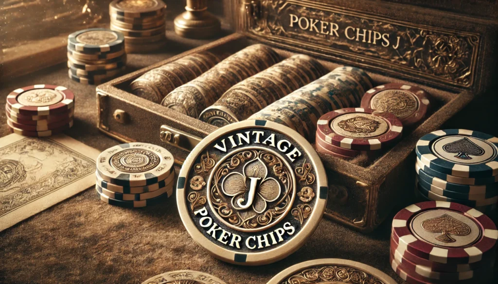 Vintage Poker Chips J