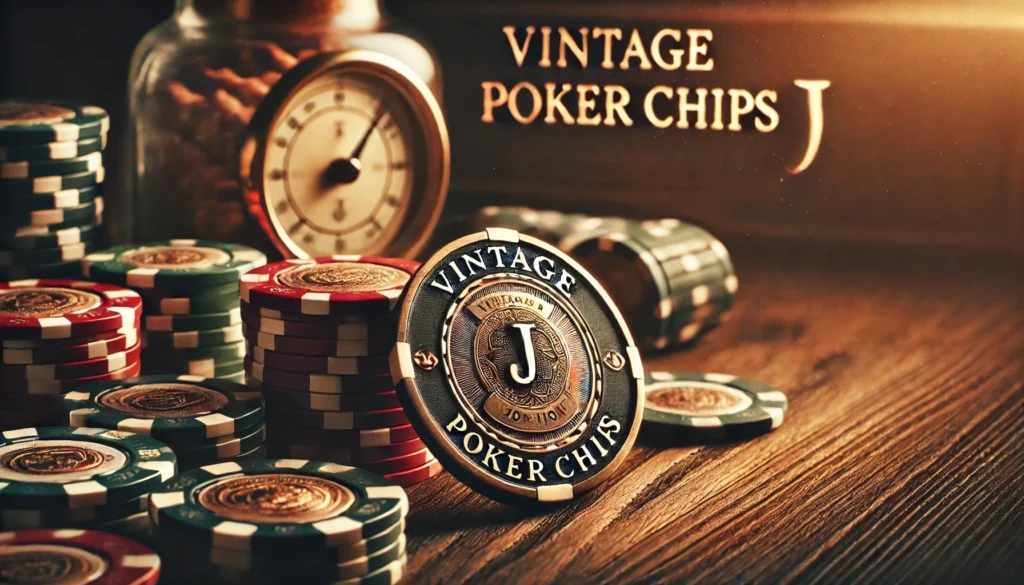 Vintage Poker Chips J